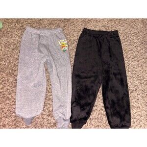 2pair‎ boys 4T sweatpants joggers EUC